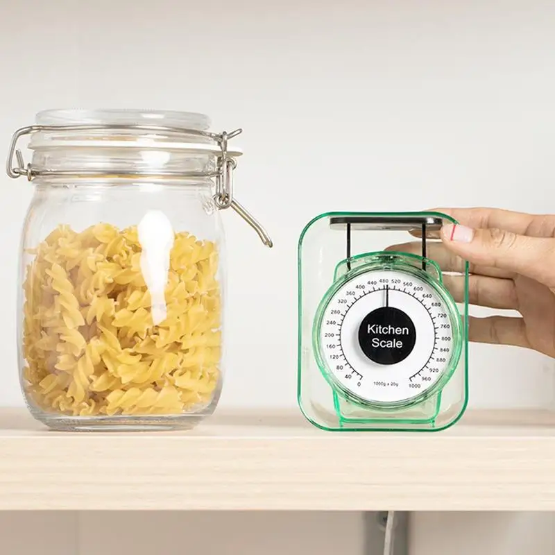 Random Mechanical Kitchen Scale For Home Restaurant Cooking With Tray Easy Read Vegetables Weighing Tool Baking Dial | Дом и сад