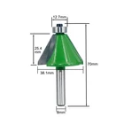 Фреза для снятия фаски с хвостовиком 8 мм, 1 шт., 30 градусов, Концевая фреза для деревообработки, станков MC02110-30