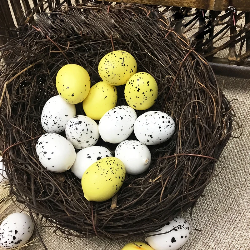 20 штук пакет DIY Мини пена птица яйца пасхальное украшение Воробей сделай сам