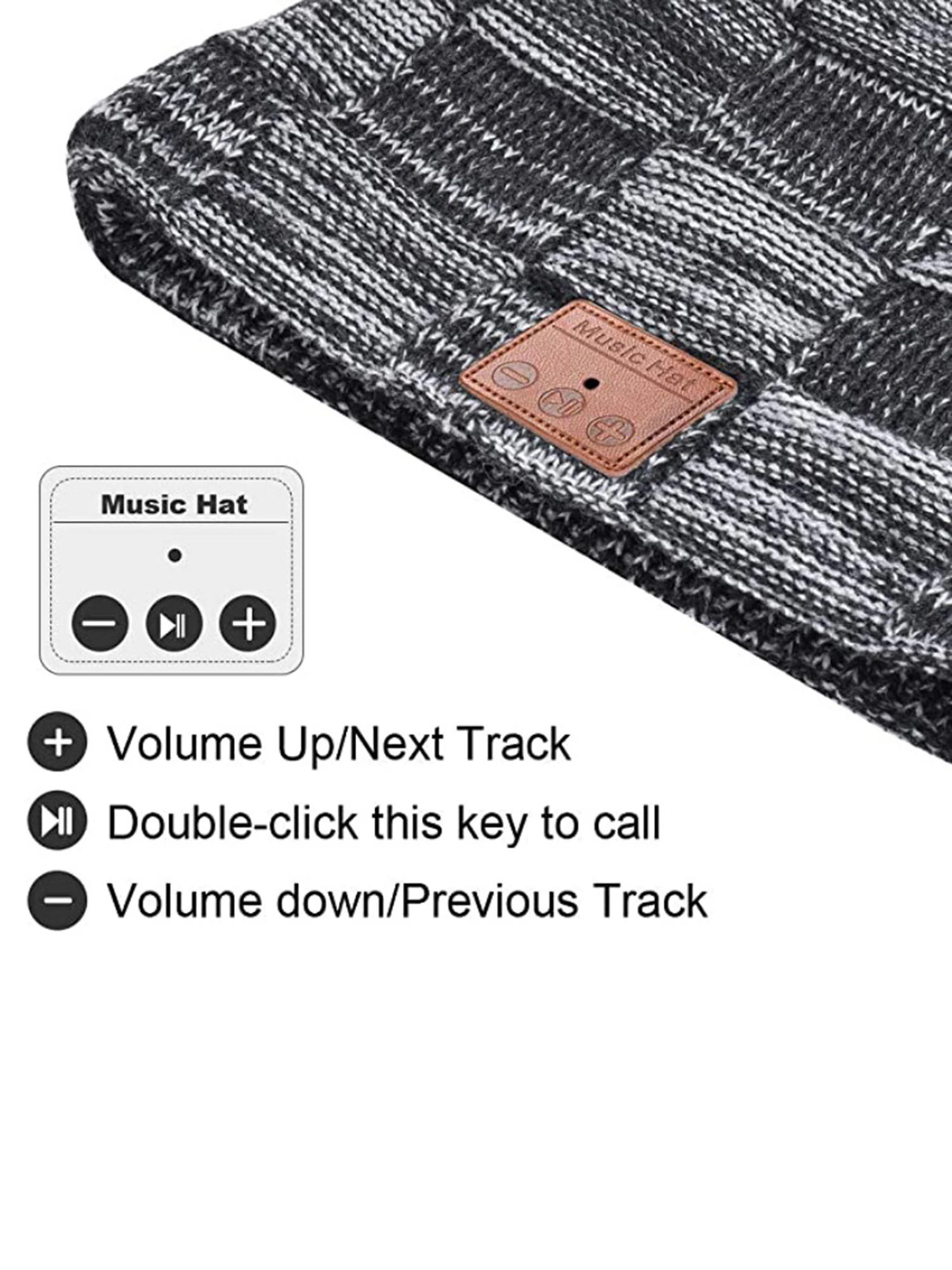 Зимняя Bluetooth-шапка наушники стерео Спортивная Музыкальная гарнитура