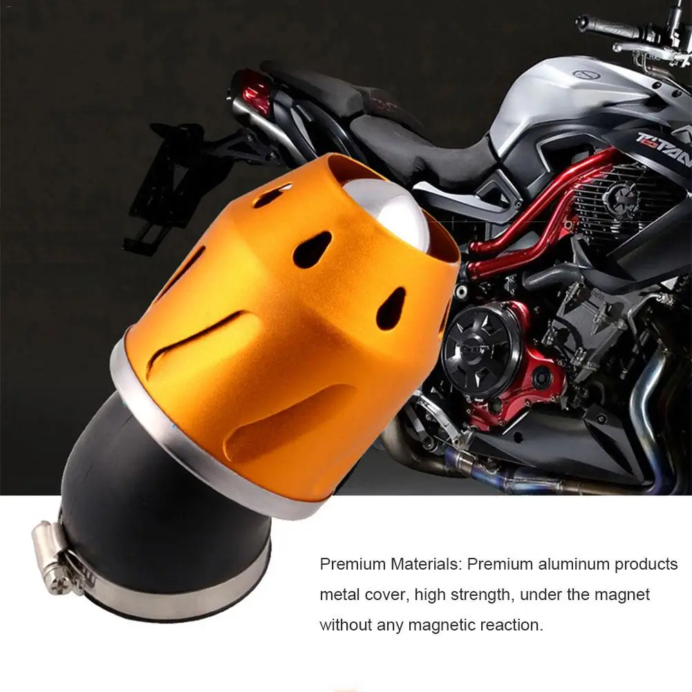 

General Motorcycle Mushroom Head Air Filter Cleaner Straight Neck 35/48mm Aluminum Alloy Motorcycle Accessories