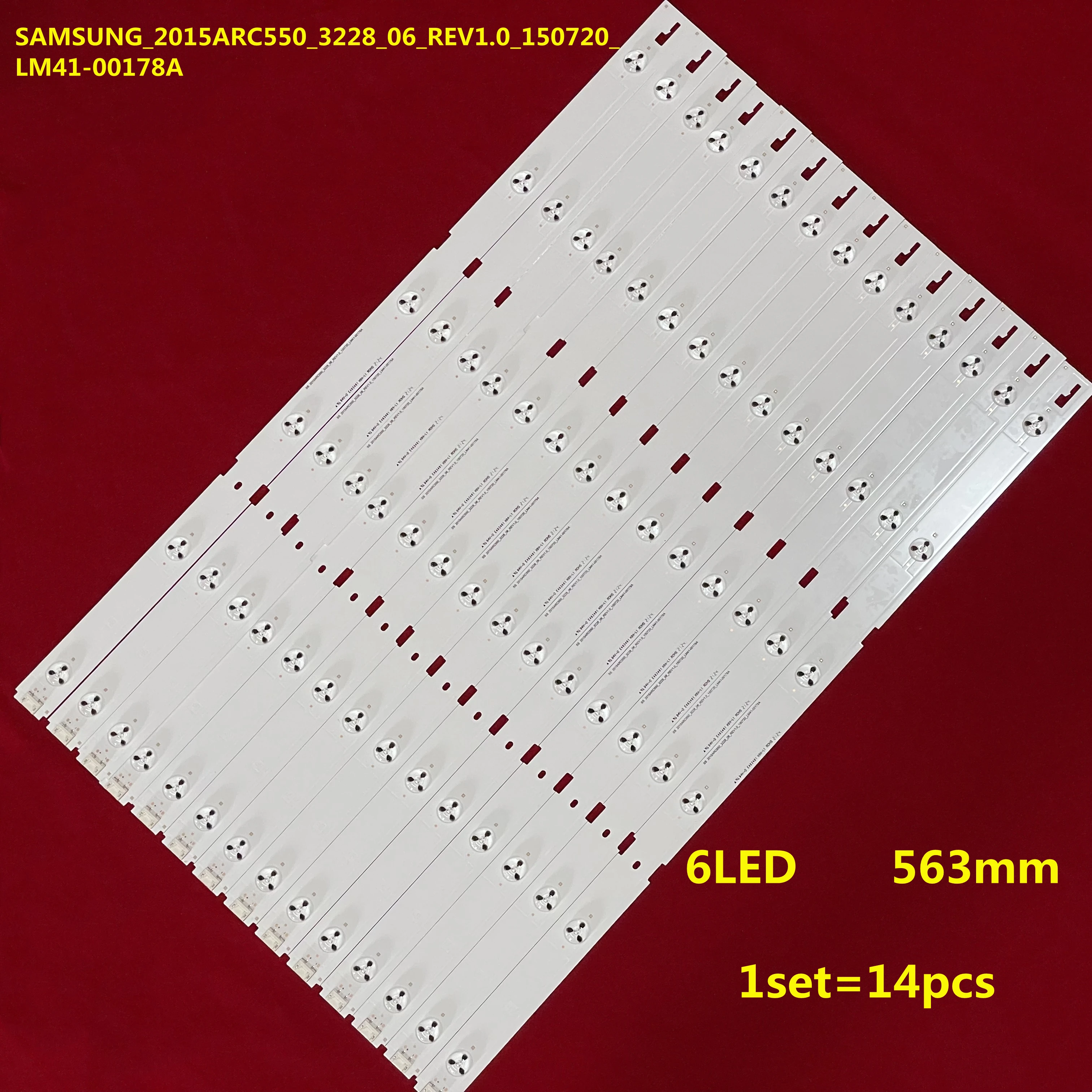 

TV LED BAR-Φ-56,3 см светодиодный S всего 14 шт.