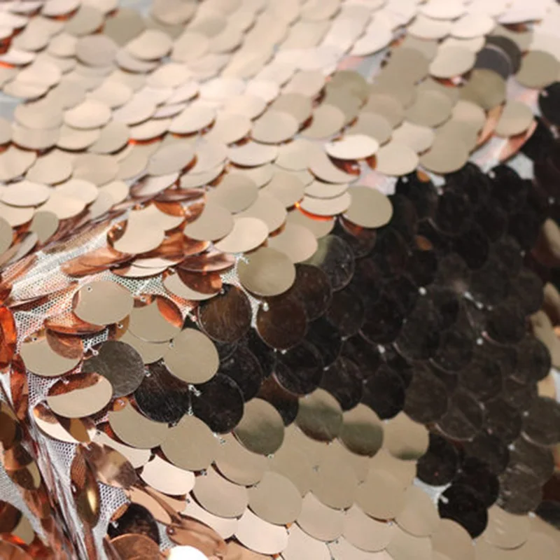 Блестящая лазерная ткань с блестками 9 цветов градиентная для выступлений на