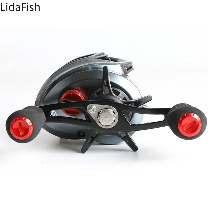 

17+1BB Baitcasting Fishing Reel 8.1:1 High Speed Drag Power 8kg Right/Left Handed Carp Fishing Wheels