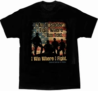i win where i fight gernal patton quote us army soldier t shirt summer cotton short sleeve o neck mens t shirt new s 3xl