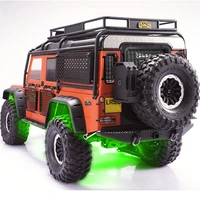 car light wheel eyebrow lights chassis atmosphere lamp decorative lights for 110 traxxas trx4 defender accessories