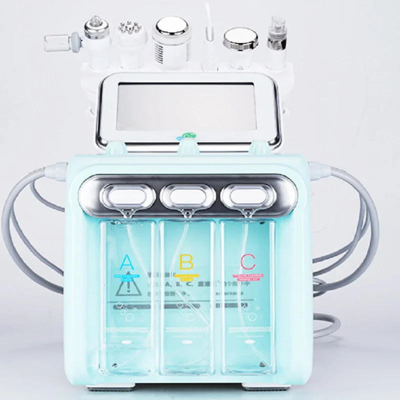 Pro 6 в 1 гидравлическая дермабразия Aqua Peel Clean Skin Care BIO светильник RF Вакуумная