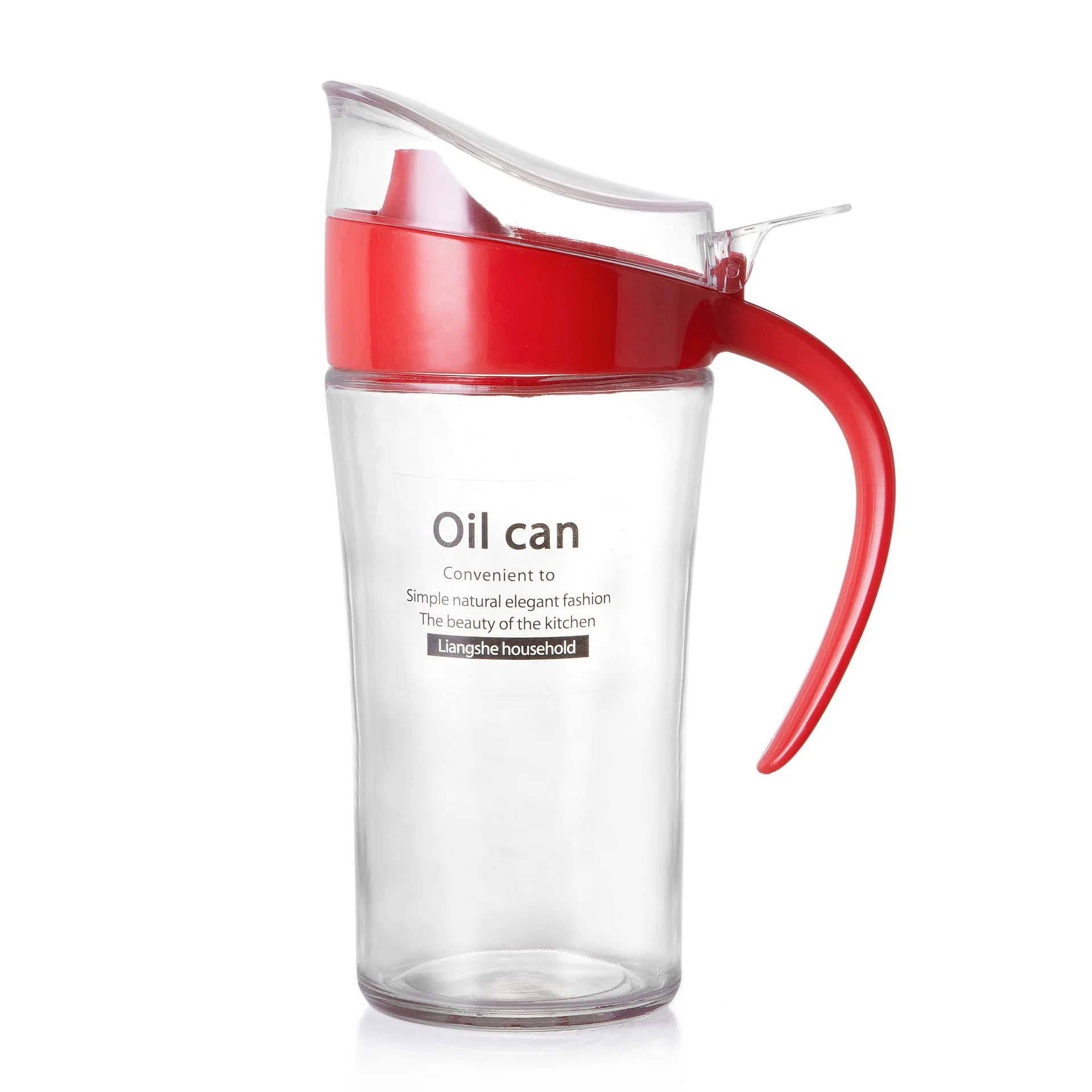 OC large capacity oil can glass leakproof seasoning bottle soy sauce kitchen supplies | Дом и сад