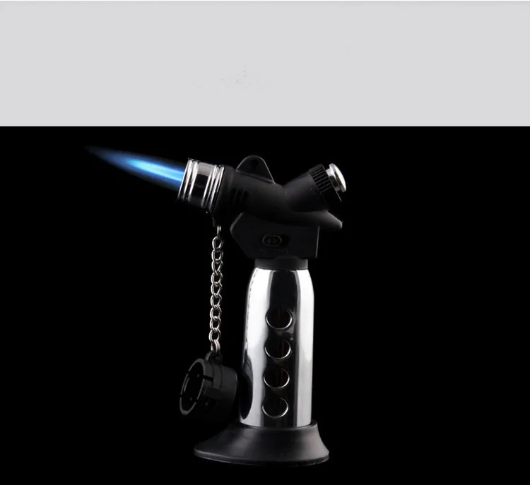 Зажигалка турбо 1300 C регулируемая ветронепроницаемая с бутаном струйная|Спички| |