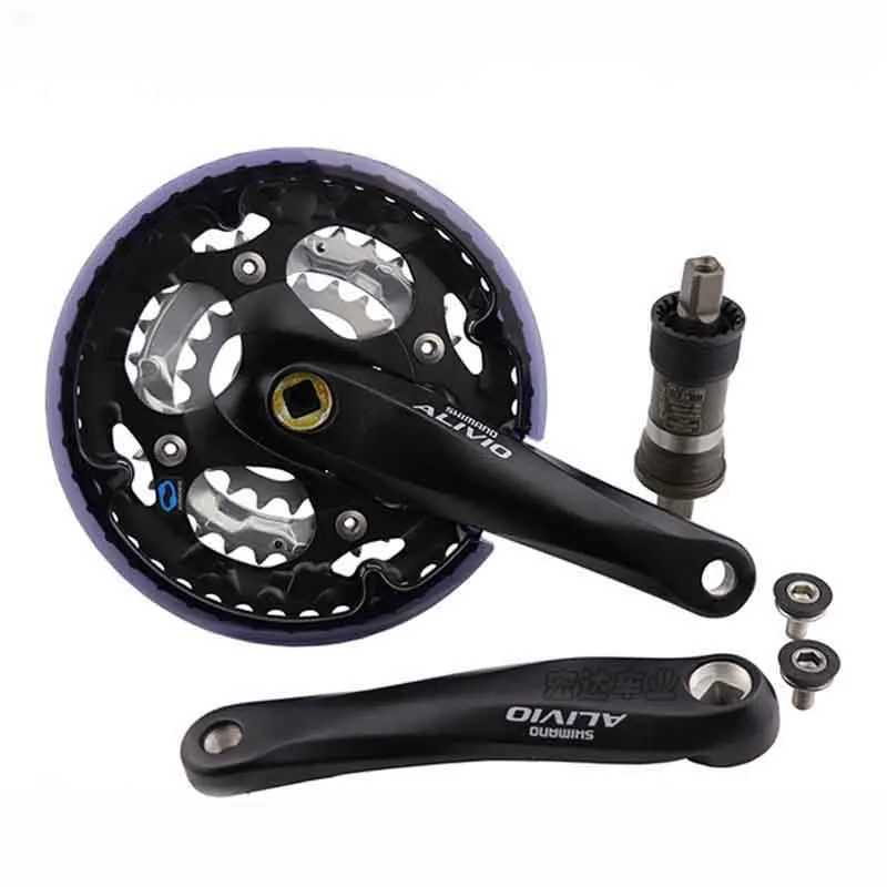 Shimnao ALIVIO FC-M410 MTB велосипедная цепь шатун для горного велосипеда части велосипеда 3*8 24 скорости - Цвет: contain Bearing