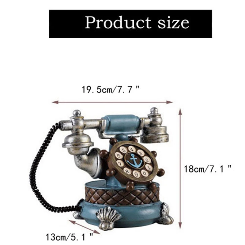 Vintage Book Phone Piggy Bank Home Decor Ornaments Retro Furniture Figurines Miniatures Decoration Crafts Kids Gifts | Дом и сад