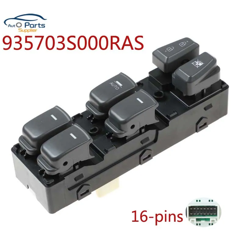 Новый выключатель стеклоподъемника для Hyundai 2011-2014 Sonata 935703S000 93570-3S000 935703S000RAS