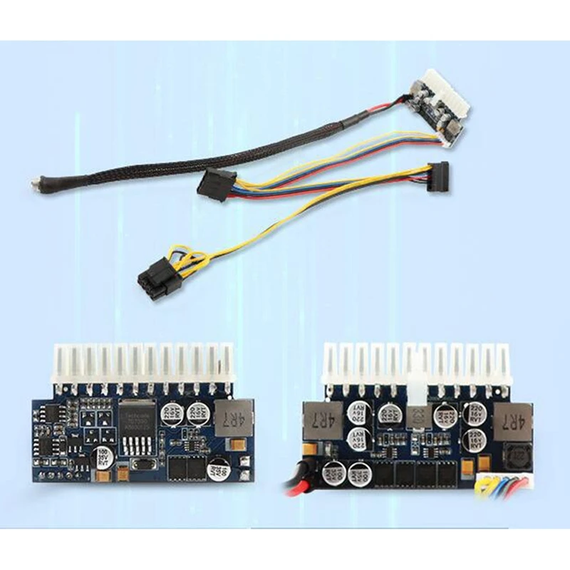 DC блок питания ATX пик PSU 19V 200 Вт Пико выключатель добыча БП 24Pin мини ITX постоянного