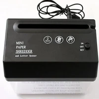 mini a6 electric paper shredder portable invoice document letter shredder usb usb battery powered 15x14 5x10 5cm