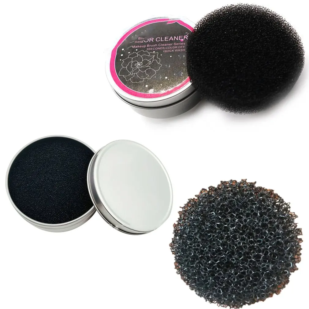 Многофункциональная Кисть для макияжа губка чистки кисть теней век сухой