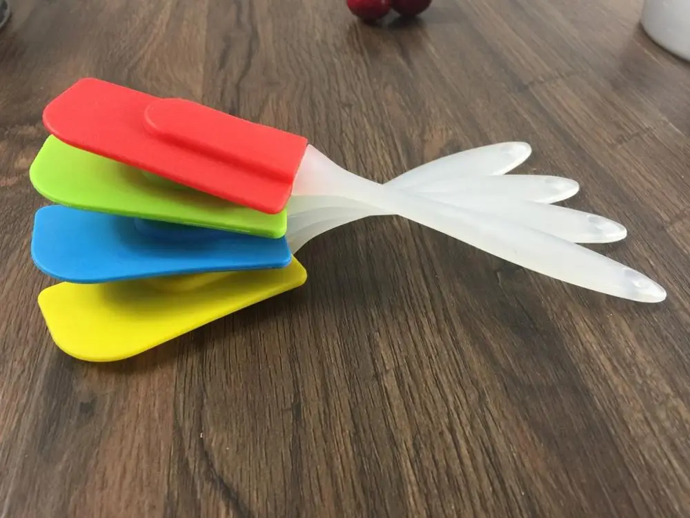 1 шт. Еда Класс антипригарным масло Пособия по кулинарии силиконовые лопатки из