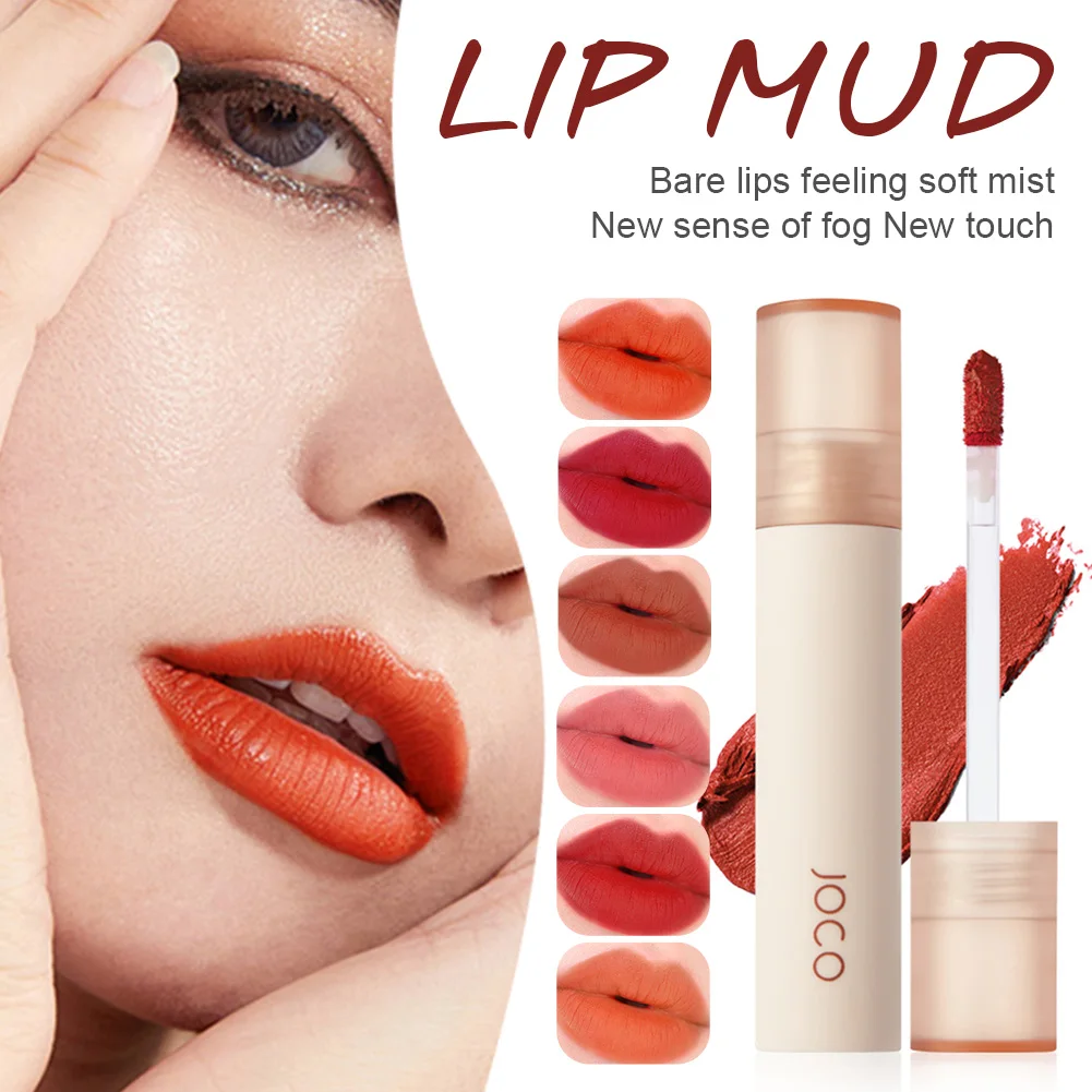

6 Colors/Set Matte Velvet Lip Gloss Sets Natural Moisturize Waterproof Long Lasting Non-stick Cup Liquid Lipstick Cosmetic Kit