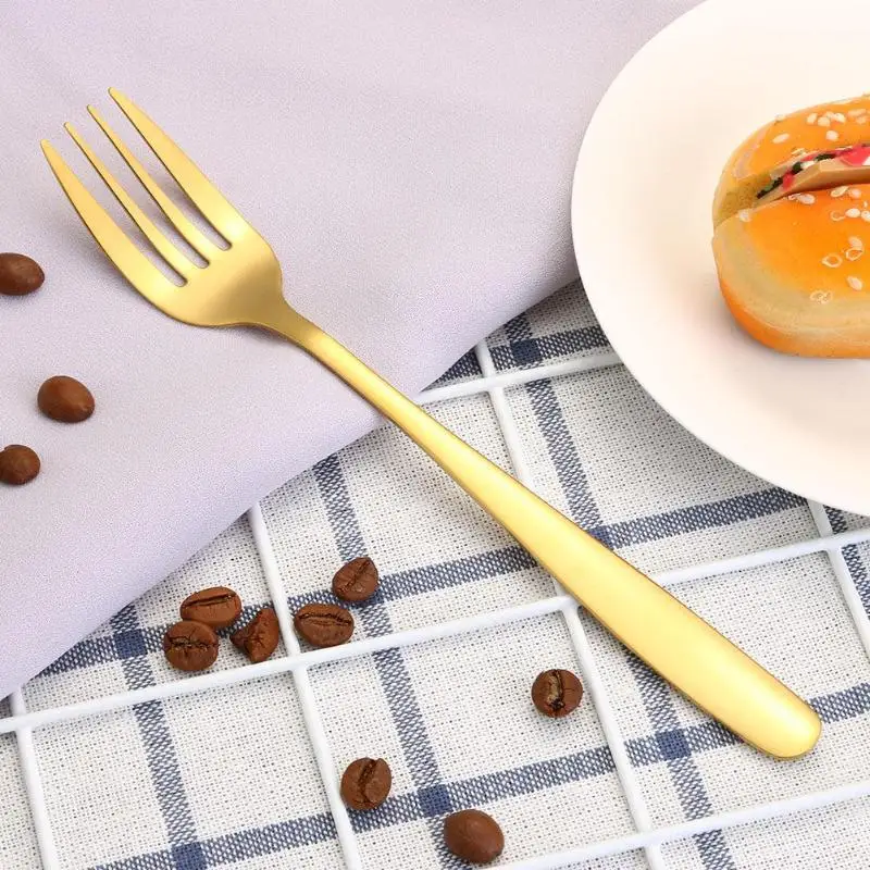 

Stainless Steel Forks Cutlery Dinner Fork Ice Cream Dessert Picnic Forks Tableware Cutlery Fork Kitchen Gadgets