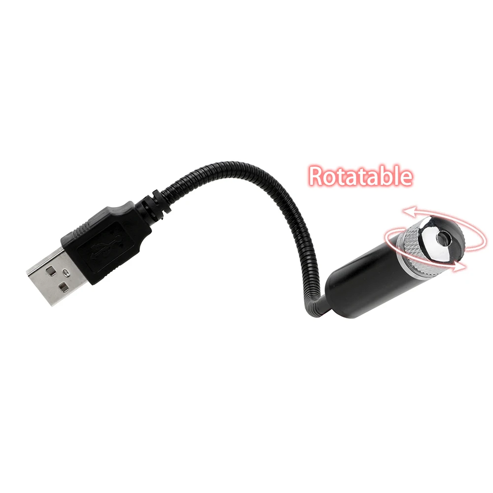 FORAUTO USB светодиодный автомобиль атмосферная лампа устанавливаемый на крыше