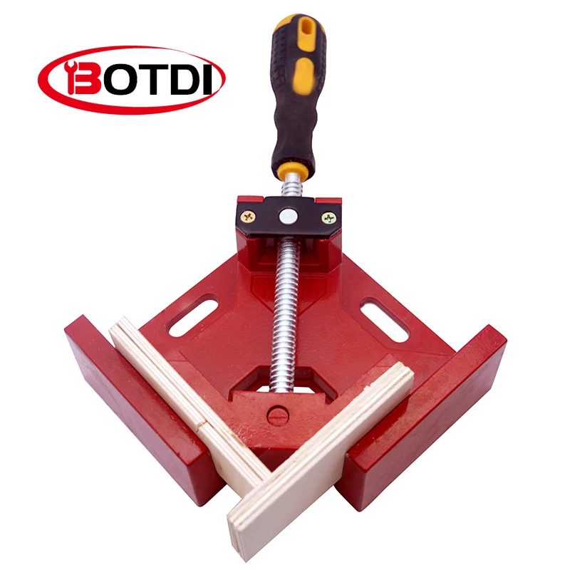 Удобный Алюминиевый зажим Botdi с одной ручкой 90 градусов прямоугольный угловой