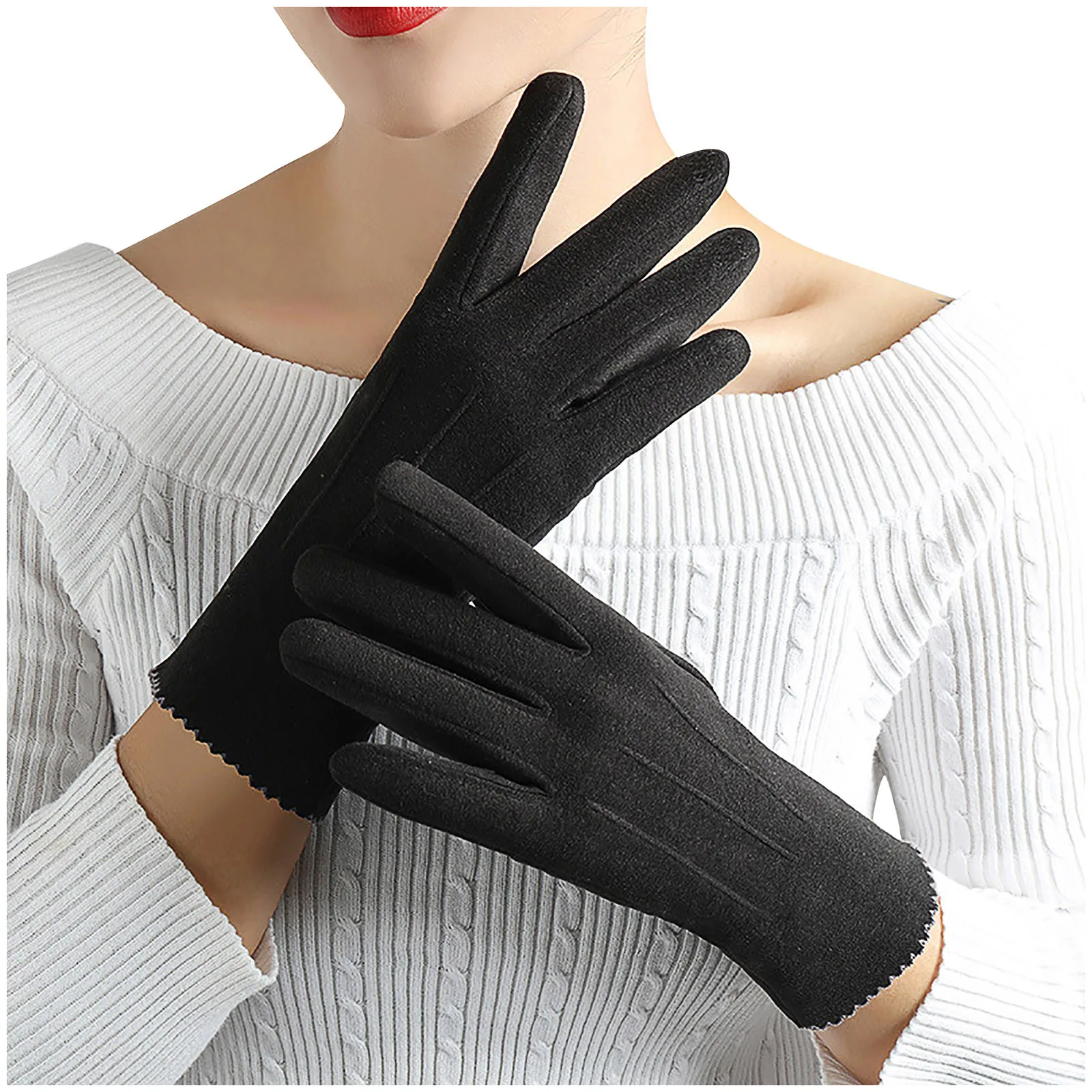 Женские Зимние теплые Перчатки для велоспорта лыжного спорта моющиеся кемпинга