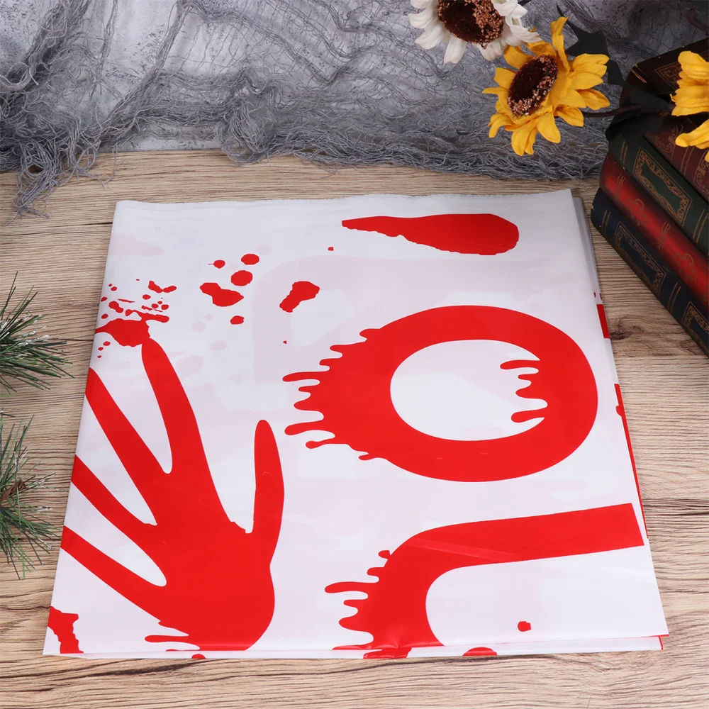 

1PC Horror Blood Palm Wall Sticker Door Sticker Window Sticker Spooky Creepy Stickers for Living Room Bedroom Bar Club