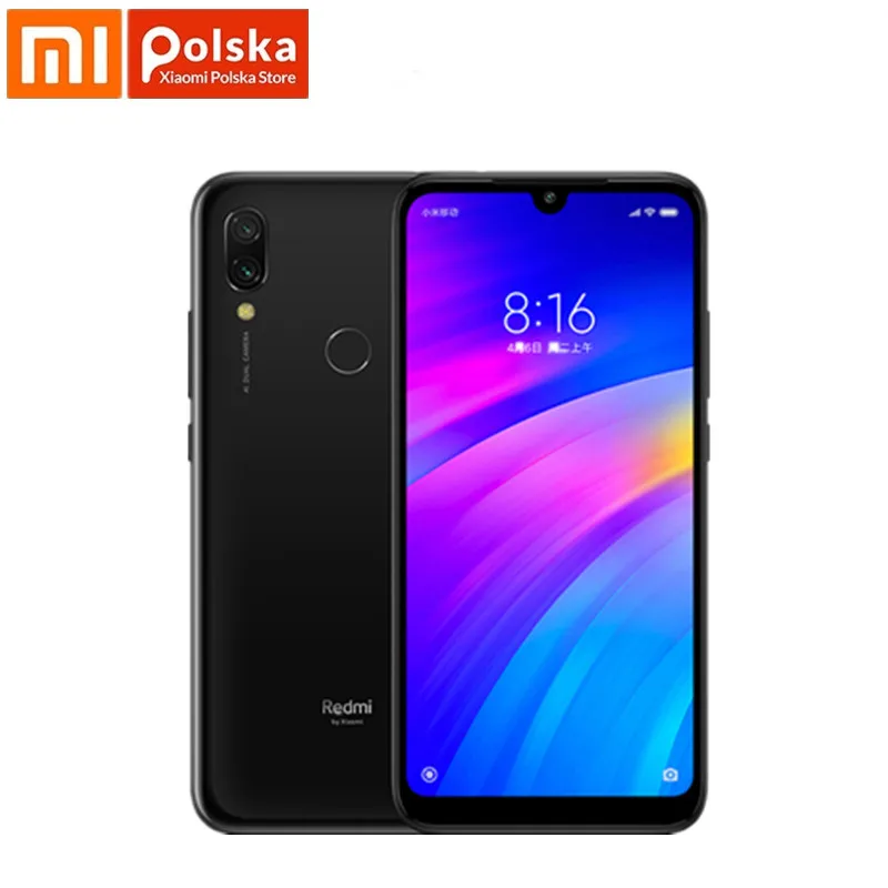 Доставка F rom китайская глобальная версия Xiaomi Redmi 7 3 ГБ ОЗУ 32 Гб ПЗУ мобильный