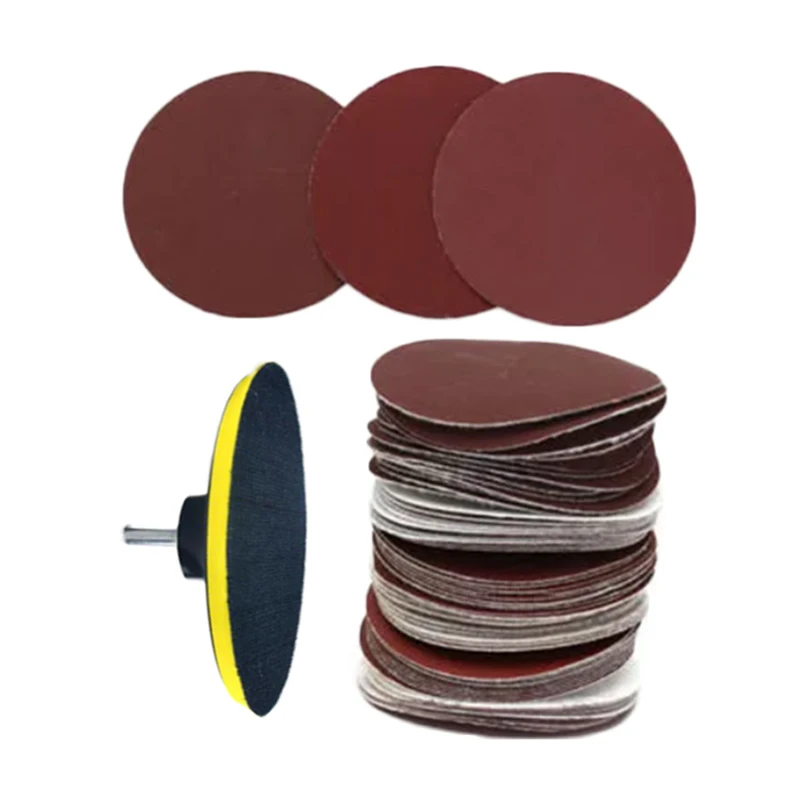 

30x 10-120 Grit Sandpaper Polishing Buffing Cleaning Sanding Disc Pad Hook Loop