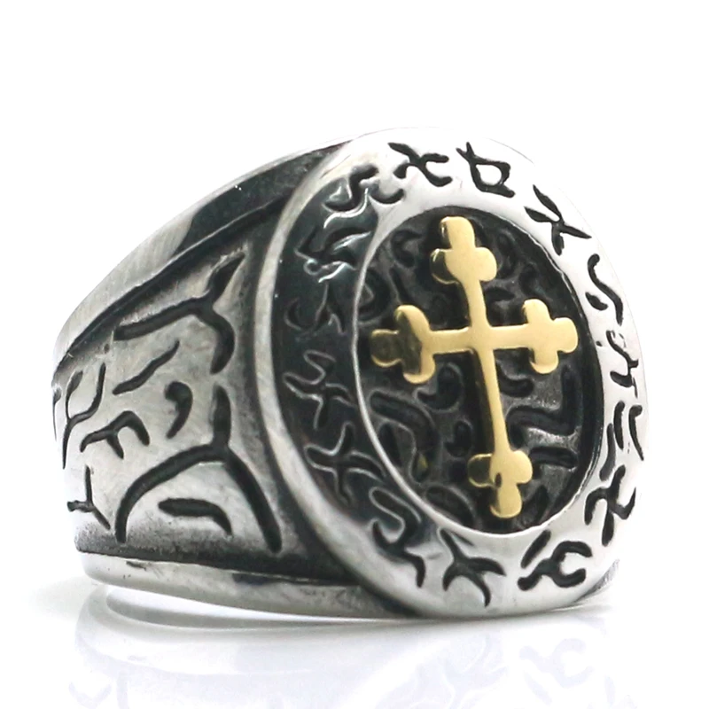 Мужское кольцо из нержавеющей стали 316L в подарок |