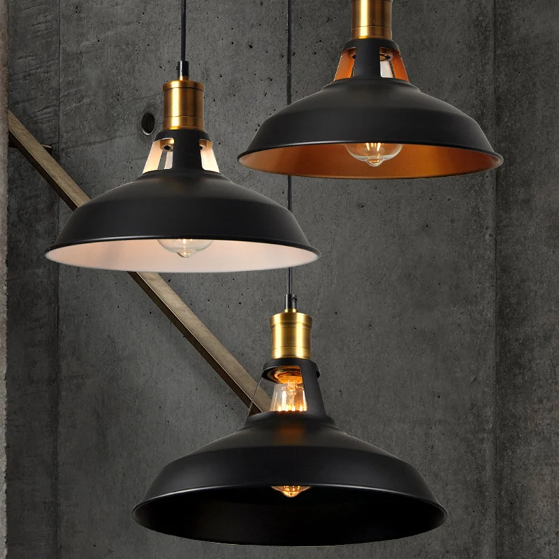 Винтажный промышленный подвесной светильник Ретро потолочный скандинавский