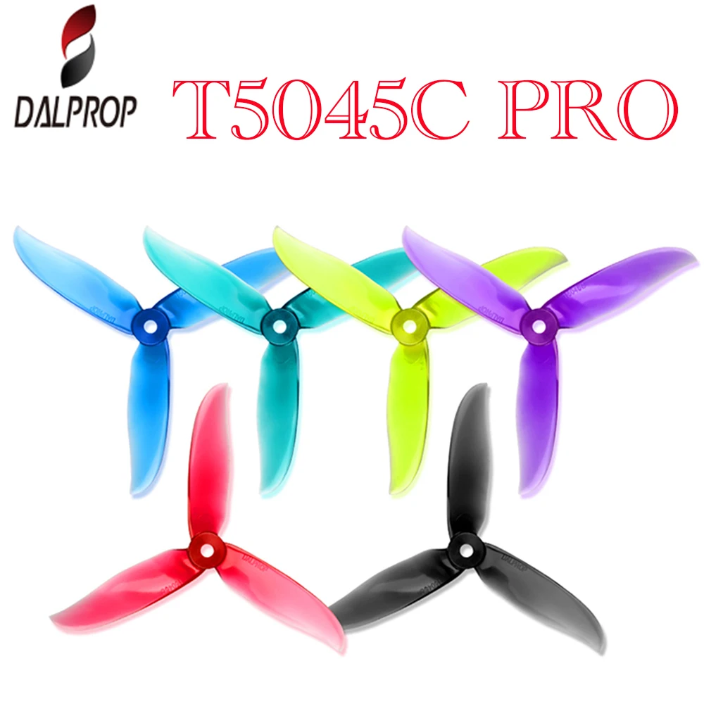10 Pair  DALPROP CYCLONE T5045C PRO 5045 3-Blade propeller for FPV Freestyle Drone Quadcopter Updated version Propeller