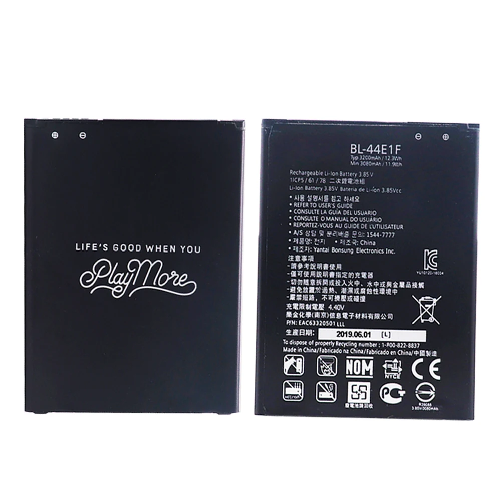 Новинка 3200 мАч флейта для LG V20 VS995 US996 LS997 H990DS H910 H918 BL44E1F Stylus3 | Мобильные телефоны и