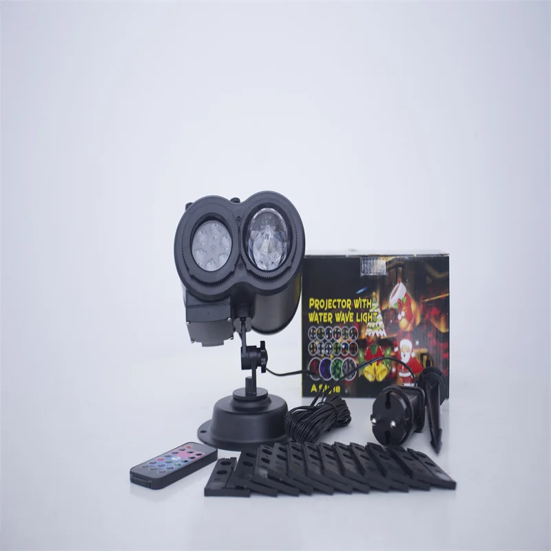 Светодиодный диско-светильник RGBW 12 Вт для помещений и улицы светильник жектор