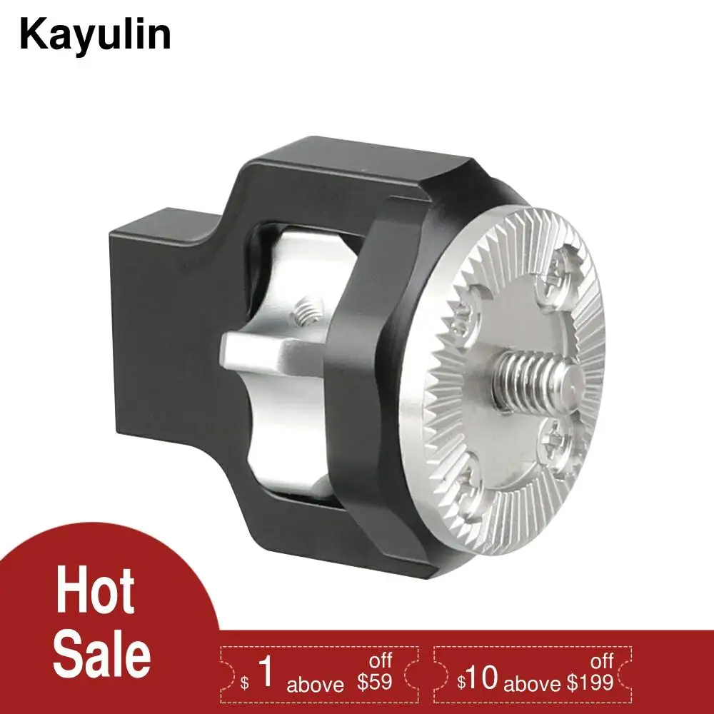 Montagem com Rosca Parafuso para Câmera Gaiola de Madeira Kayulin Padrão Arri Roseta Extensão Dslr Handgrip m6