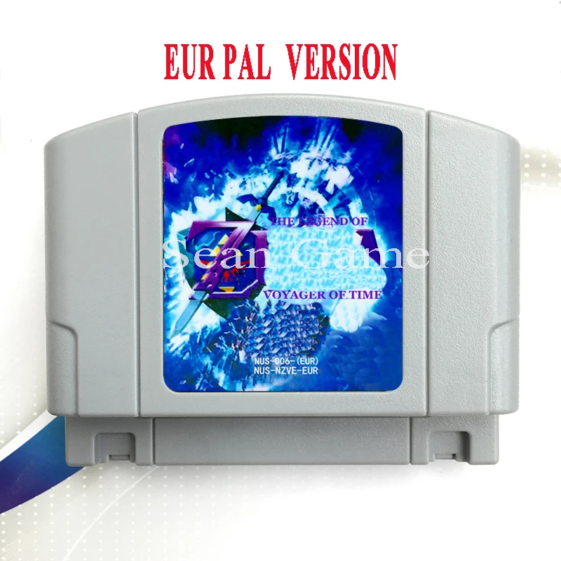 

High EUR PAL Quality Customer Cartridge The Zel Voyager of Time Card for 64 Bit Video Game Console