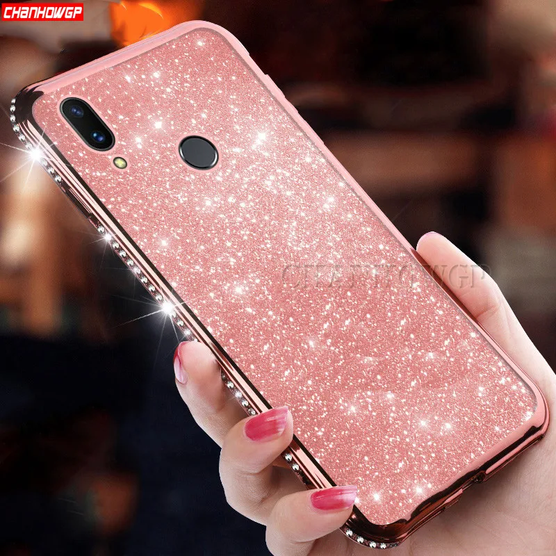 Блестящий Мягкий чехол из ТПУ для Xiaomi Redmi Note 7 5 6 Pro 6A Plus Mi A2 Lite 9 8 SE Max3 блестящий |