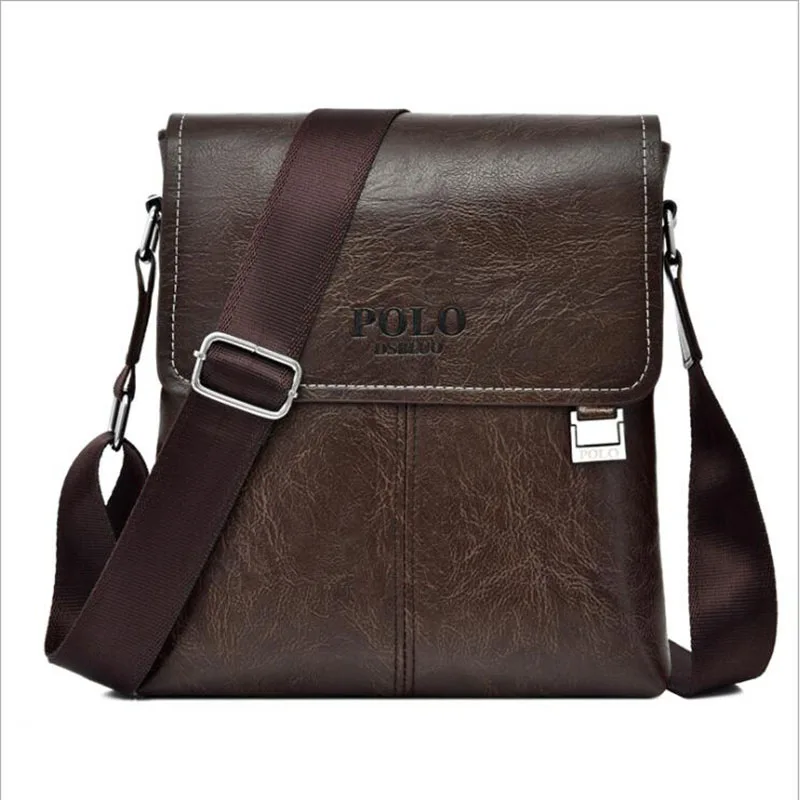 

Fashion Men's Handbag Shoulder Bag Large Capacity Trends PU Leather Messenger Bag Stylish Casual Male Crossbody Shoulder Bag