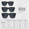 JULI Square Oversized Polarized Sunglasses for Big Heads Men Retro Vintage XXL Super big SunGlasses UV Protection MJ8023 3