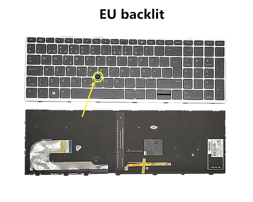 Клавиатура для ноутбука HP EliteBook 750 755 850 855 G5 G6 Zbook 15U | Компьютеры и офис