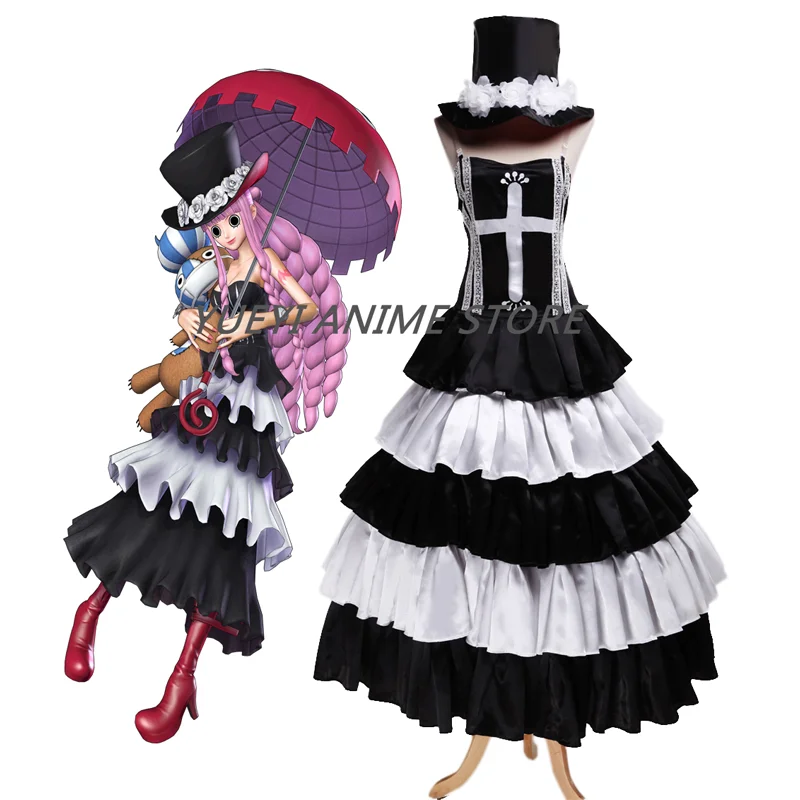 

Anime One piece Ghost Princess Perona Two Years Later Cosplay Costume Customize your size