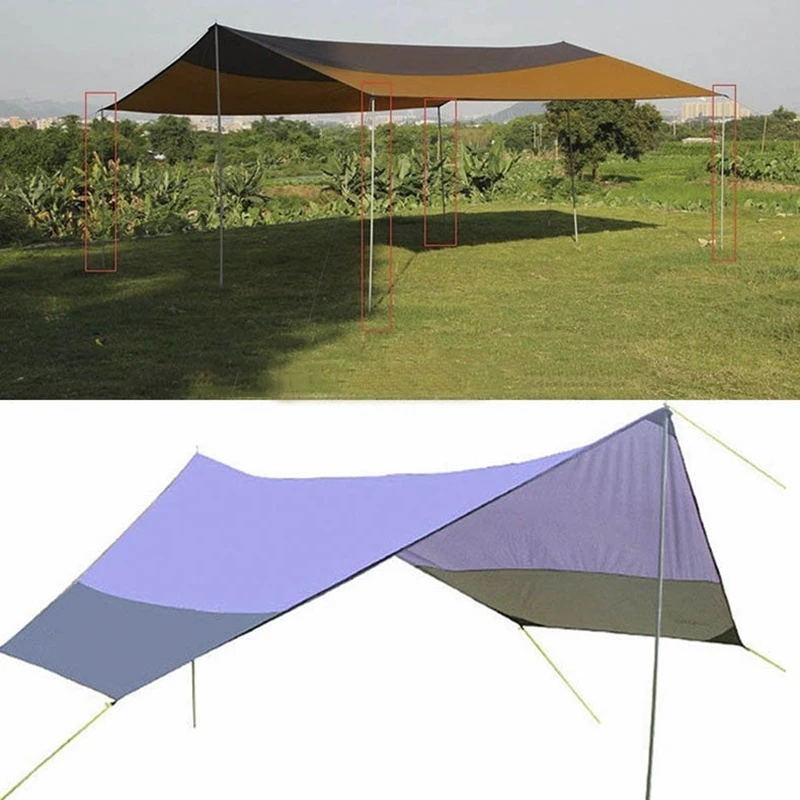 

Desert&Fox Camping Sun Shelter Rod 1 Pair Tent Vestibule Poles Tarp Support Pole Camping Accessories 2m, 2.5m Sticks for Tents