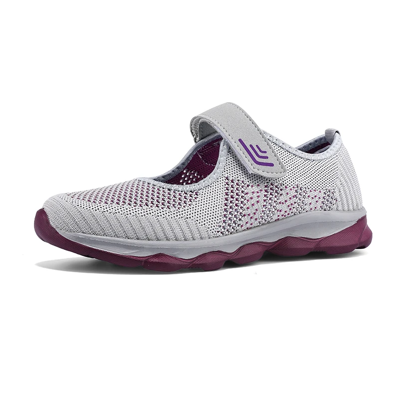 

Hot Sale Fashion Casual Women's Vulcanize Shoes Work Summer Breathable Mesh Female Shoes Outdoor Walking Women's Flat Shoes