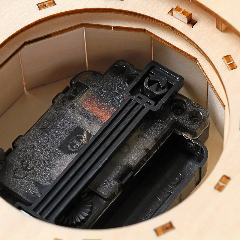 

3D Wooden Puzzle Games Creative DIY 3D Owl Clock Wooden Model Building Block Assembly Education Toys Gift for Children Adult