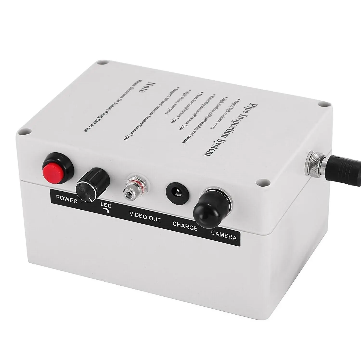 

23mm Lens Industrial Endoscope 20M 7 inch Monitor Sewer Pipe Inspection Camera With 120 Degree View Angle