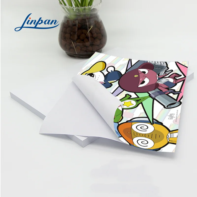 A4 50sheets135g 150 г высокая глянцевая самоклеющаяся струйная печать с наклейкой на