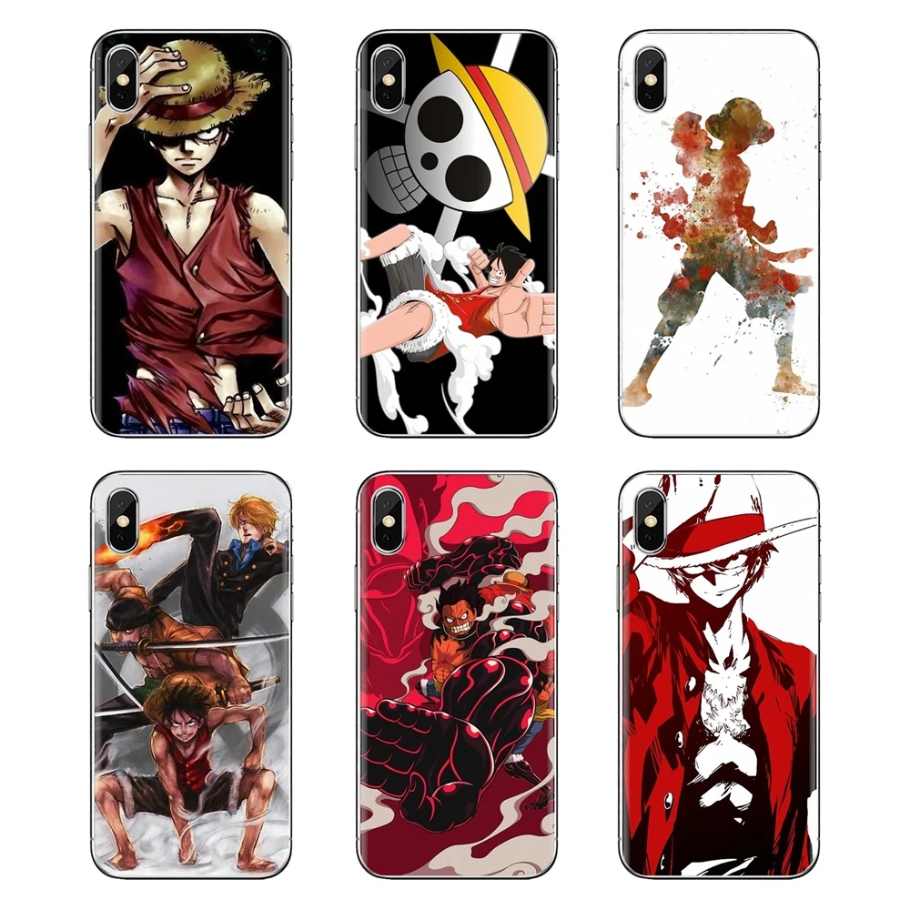 Для Xiao mi 6 A1 Max x 2 5X 6X Red Note 5 5A 4X 4A A4 4 3 Plus Pro Japan one piece Monkey D Luffy силиконовые чехлы |