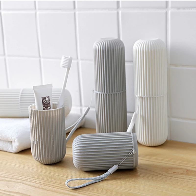 Портативный Дорожный Чехол для зубных щеток коробка зубной пасты хранение