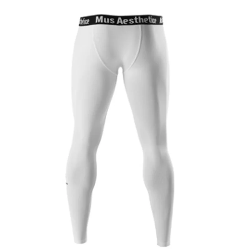

2021 New Men's Running Sports Tights Basketball Compression fitness Sweatpants Men's Fall/Winter Inner Wear Warm Pants