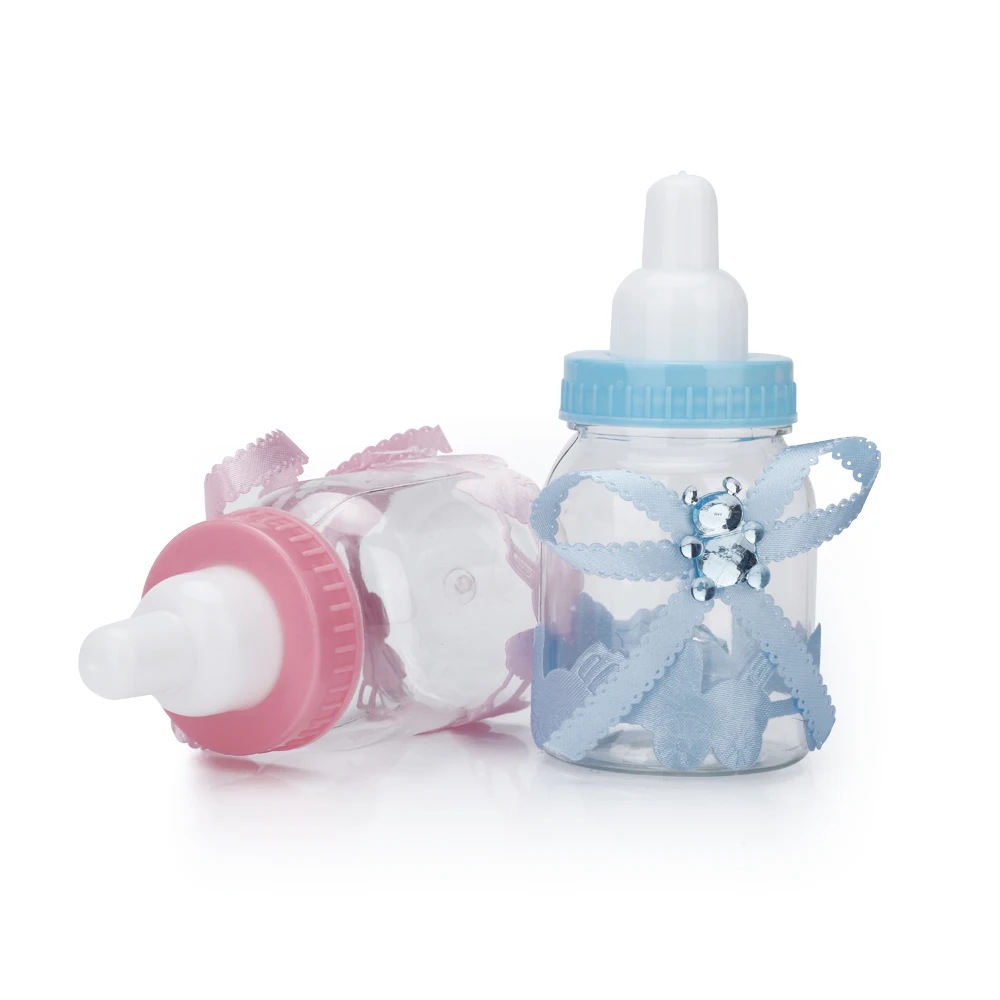 12/24 шт. милые бутылочка для кормления Форма конфеты Коробки душа ребенка