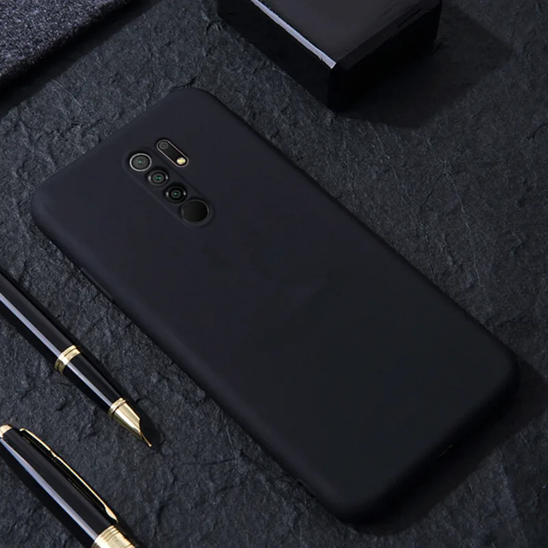 Жидкий силиконовый чехол для Xiaomi Redmi 9 9A 10X 8A 7A 6 6A Мягкий бампер телефона Note Pro Max 9S 8